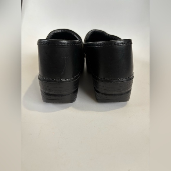 Dansko professional clog black leather size 35 platform slip on - Picture 5 of 9